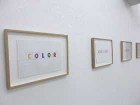 「PRINT WORKS 『COLOR』」紙にレーザープリント　21×29.7cm　2016
