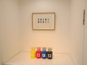 （上）「PRINT WORKS」　（下）「TONER BOTTLE」