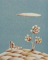 「辺境地 #4」リトグラフ　300×220mm　2017