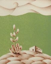 「辺境地 #5」リトグラフ　300×220mm　2017