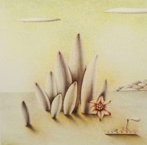 「Terra incognita #36」リトグラフ　375×380mm　2016