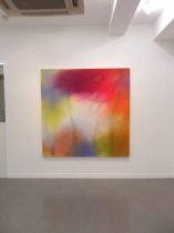 色奏－影映 17-3　綿布に水性アルキド樹脂絵具　162×162cm　2017