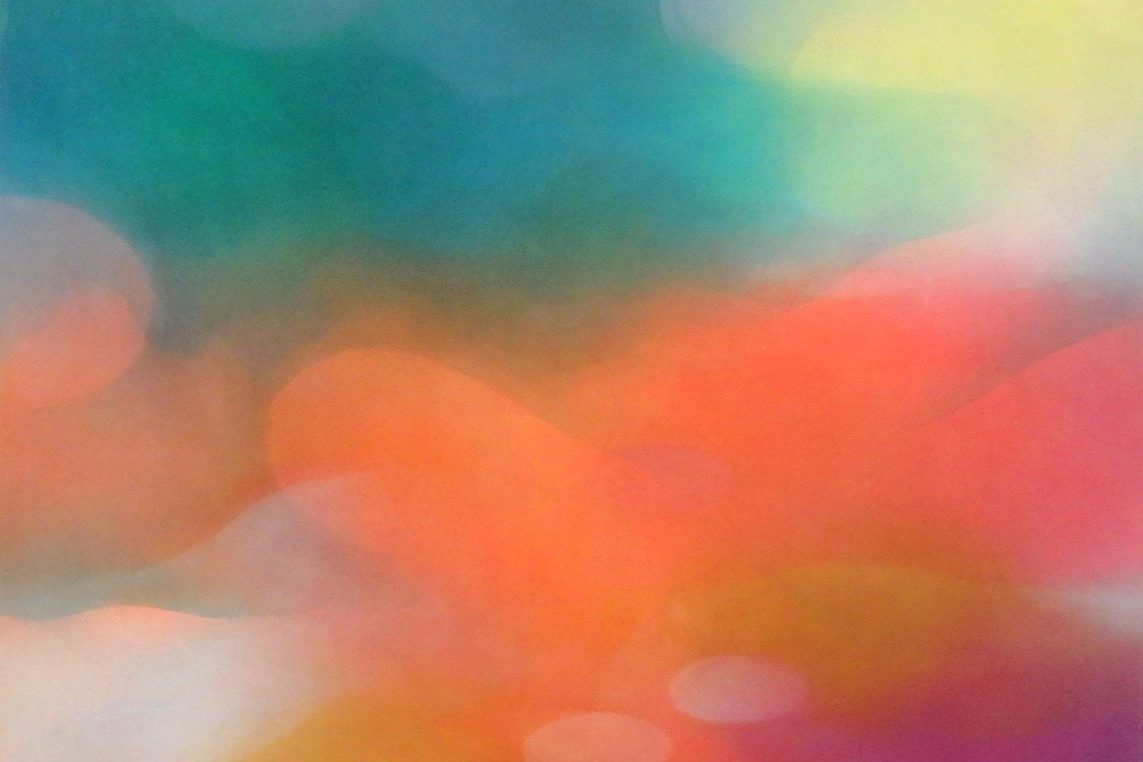 色奏－影映 16-18　綿布に水性アルキド樹脂絵具　91×116.7cm　2016