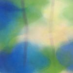 色奏－影映 17-4　綿布に水性アルキド樹脂絵具　130.3×194cm　2017