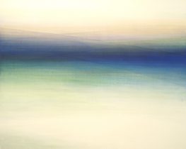 「LAYER No.2017-11」土佐楮紙に顔料、膠、薄い楮紙のコラージュ　130.3×162cm　2017