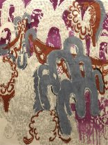 「You never seen..」越前雲肌麻紙に木版　145×107cm　2016