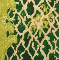 「You can find me #1」越前半草鳥の子紙に木版　53×45.5cm　2017