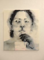 「juice-9」水彩、紙　90×80cm　2017