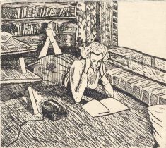 「マイマドンナ」エッチング　265×280mm　2017