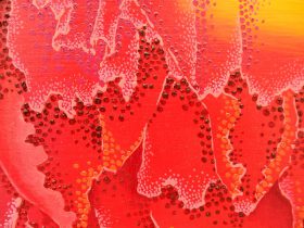 「花と花火」（部分）