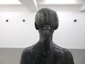 「領家帯の泥質片岩」泥質片岩 　H102×W49×D34 cm　2016-2017