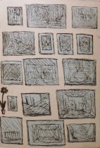 「my inventory 2017 s/s」エッチング、色紙 30.5×40cm 2017