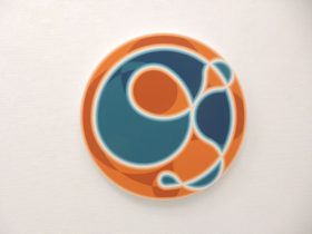 「1706-1」acrylic gouache on canvas φ60cm 2017