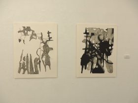 (左)「空気とゆらぎ17-2」(右)「空気とゆらぎ17-3」