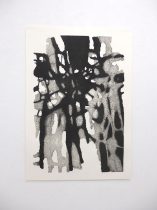 「空気とゆらぎ17-1」銅版画、エッチング 100×70cm 2017