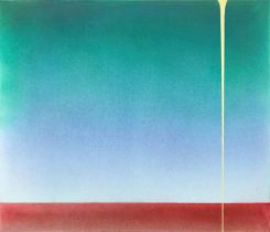 「台風一過」 紙、顔料、アクリル樹脂　 H455×W530×D18 mm（F10） 2017