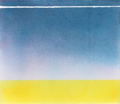 「風の質量」 紙、顔料、アクリル樹脂 F10 2017