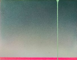 「明日へ」紙、顔料、アクリル樹脂　F6　2017