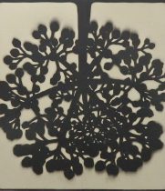 「かたち－70　“星網”」エッチング、アクアチント、雁皮刷り　91×106cm　2016