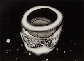 「氷灯」エッチング、アクアチント、雁皮刷り　20.5×28cm　2017