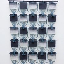 「#007」麻、銀糸・平織　2017