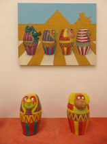 （左）「Canopus Capsule Falcon」（右）「Canopus Capsule Baboon」