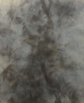 「fame-30」キャンバス、油絵具、油煙　F12