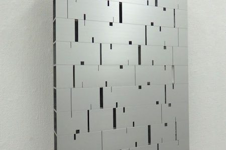 「Scores350×9_2」アルミニウム　H45×W35×D5cm　2016-2018