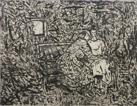 「Sister」銅版画　H1180×W1470mm　2018