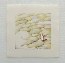 「Terra incognita #39」リトグラフ　380×380mm　2018