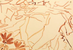 「ドローイング」紙にペン　2017