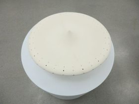 「分化-3」磁器土、鋳込み　φ45×H21cm　2018