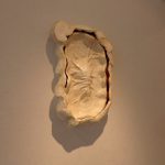 「空間の塊 2018#Ⅰ」陶土、テラコッタ　H54×W35×D13cm