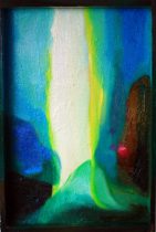 「時が揺れる」oil on boad　31×20.7cm　2018