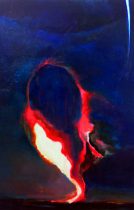 「しるし 1」oil on canvas　100×65.2cm　2018