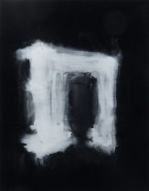 「ひかりのかたち」 木製パネル、岩絵具、水干絵具、ピグメント　116.7×91cm