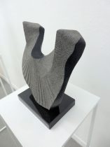 「Ethnic Necklace」黒御影石　30×28×10cm