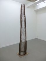 「筒」ステンレススチール　H2150×W465×D375mm　2018