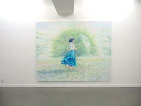 「picnic」アクリル、色鉛筆、キャンバス　F150号　2019