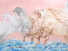 「八駿猫」（部分）