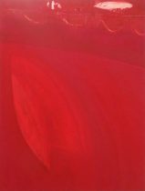 「はなれてゆく意識」顔料、アクリル、麻布　1455×1120mm　2018