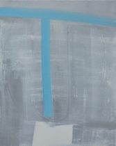 「はなれてゆく意識」顔料、アクリル、麻布　652×530mm　2018