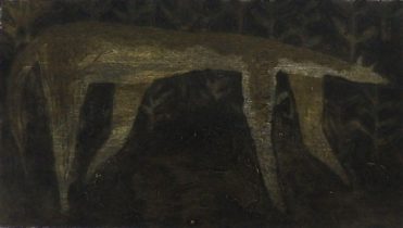 「かげかげゴー1」木版コラグラフ