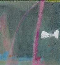 「ダブルM」水彩、アクリル、他　148×138mm　2019