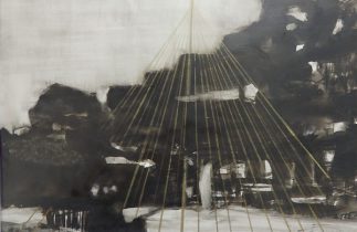 「光の在りか7」水彩、アクリル、他　153×234mm　2019