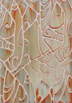 「キャンプ・ファイヤー」油彩、キャンバス　257×182mm　2018