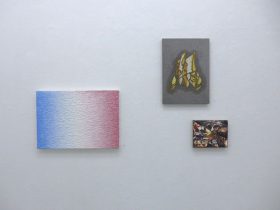 （左）「運河」（中）「キャンプ・ファイヤー」（右）「いさり火」