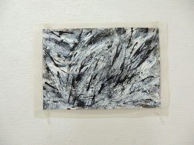 「ドローイング」ガッシュ、インク　H18×W26cm　2019