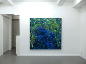 「Original Evidence－月愛でる龍神は、月の尊厳は守られると、言うのだろうか－」アクアオイル、金箔　S100　2018