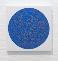 「HARE Mark 異聞 ML-6p」インクジェットプリント、紙、木製パネル　21×21×2.5cm　2019（撮影：末正真礼生）